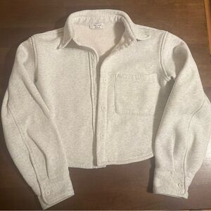 Tic Toc Collared Button Up Jacket S